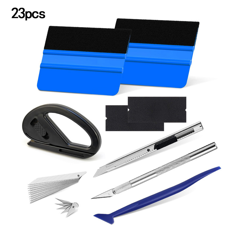 Ppf Installer Tool Kit Squeegee - 23Pcs Car Vinyl Wrap Tool Kit
