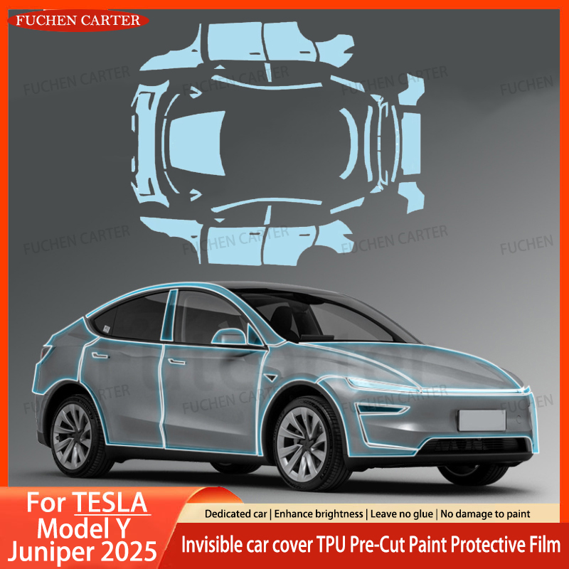 Car Paint Protection Film Kit Pre Cut - For Tesla Model Y Juniper 2025