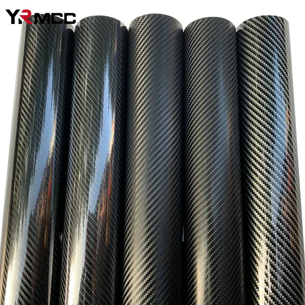 Car Wrap Film Matte Black - 50*300cm 3D 6D Carbon Fiber Vinyl
