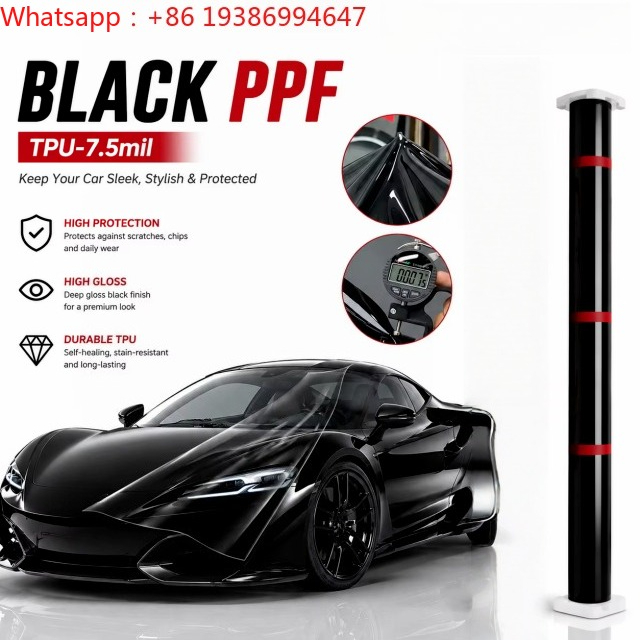 Paint Protection Film Roll 1.52X15M - For TPU 7.5mil Black Automotive Paint