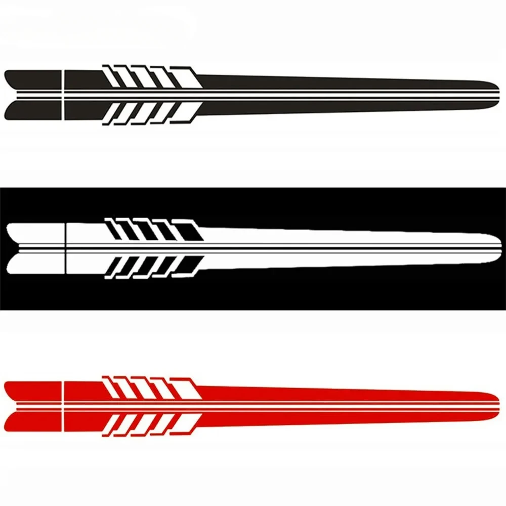 Car Wrap Film Matte Black - Car Door Side Stickers Wrap Racing