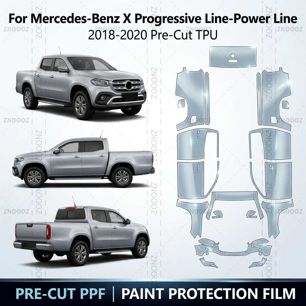 Ppf Film Clear Gloss Tpu - For Mercedes-Benz X Progressive Line-Power Line