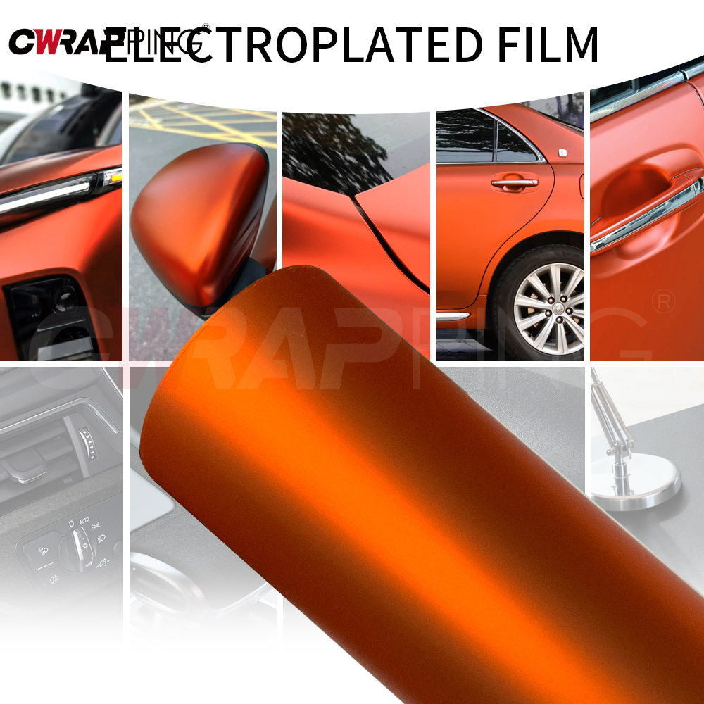 Paint Protection Film Matte - Sunset Orange Car Wrap Vinyl for