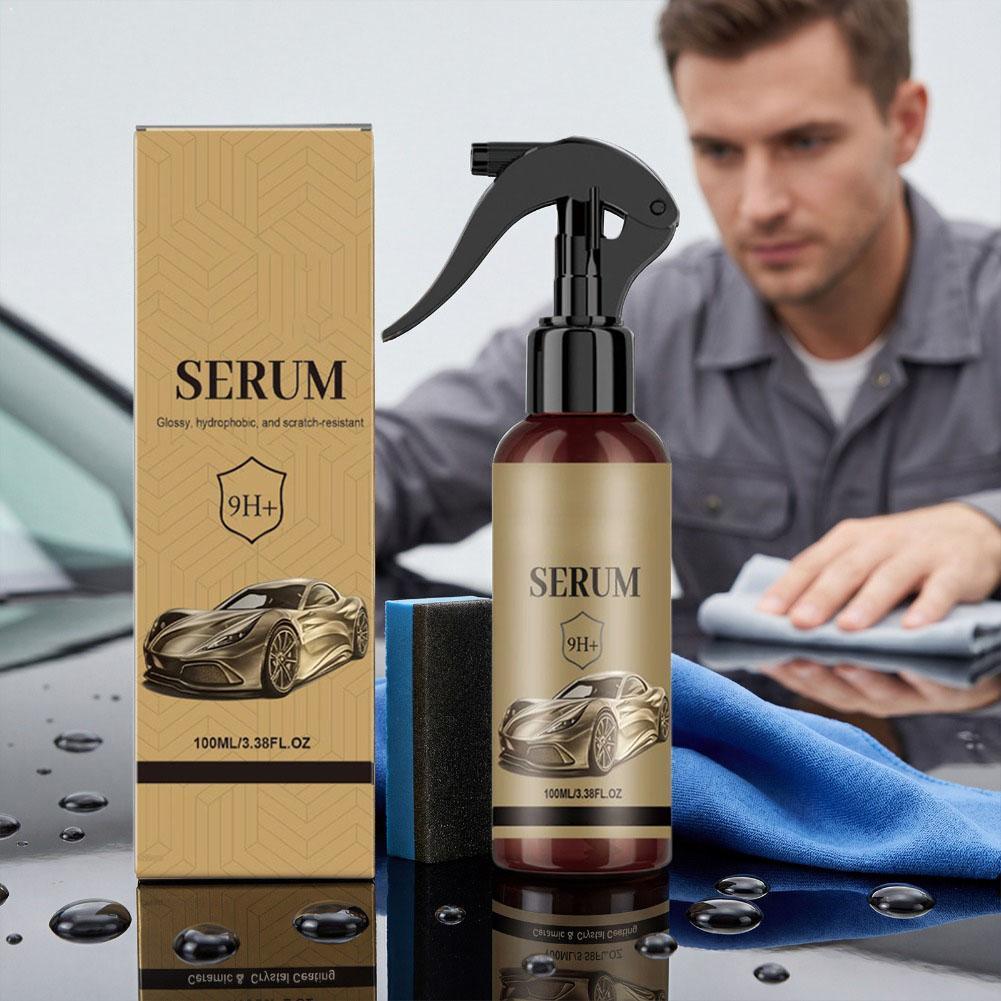 Car Ceramic Coating Kit 9H - 100ml 9H+ Car Ceramic Coating Spray