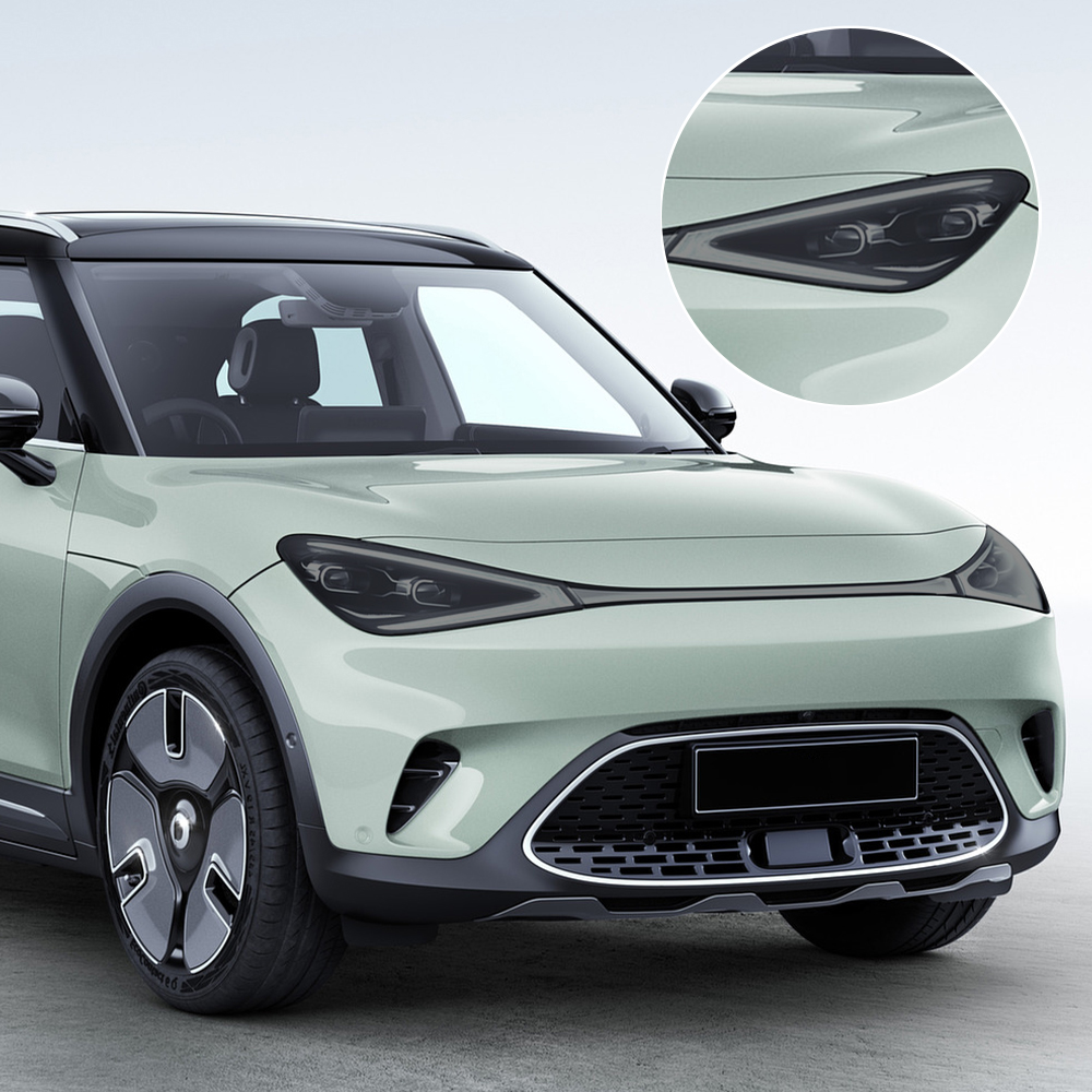 Car Wrap Film Matte Black - TPU PPF Car Headlight Protective Film