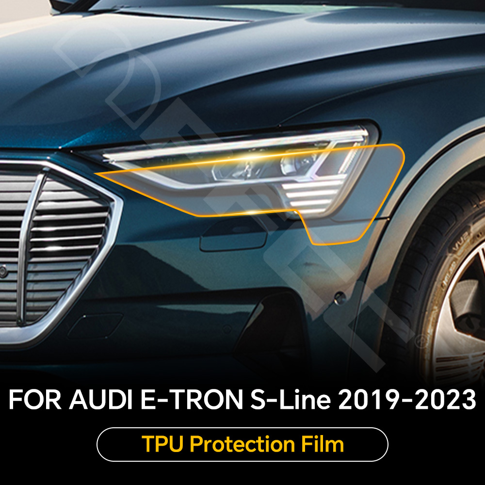 Car Paint Protection Film Kit Pre Cut - For AUDI E TRON 2019-2023 Car