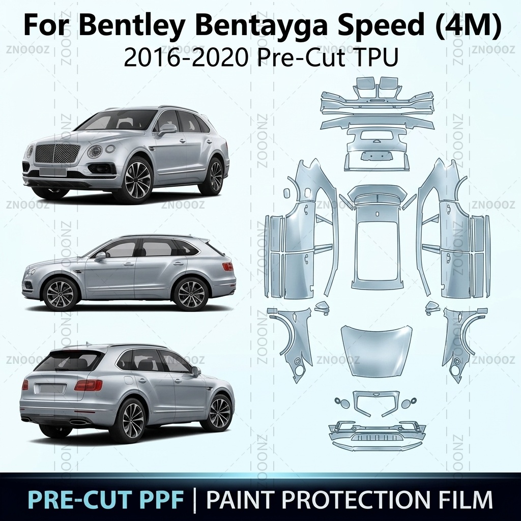 Ppf Film Clear Gloss Tpu - For Bentley Bentayga Speed (4M) 2016-2020