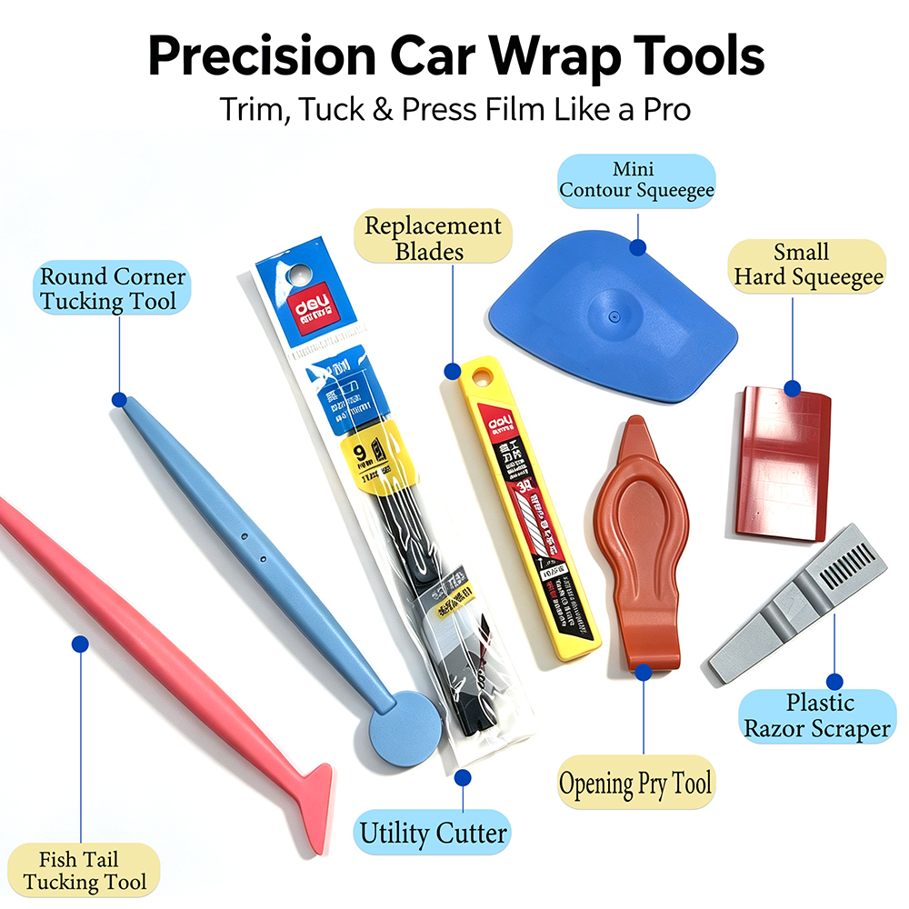 AUTOBRIGHT Multi‑Shape Auto Vi - Ppf Installer Tool Kit Squeegee review and price