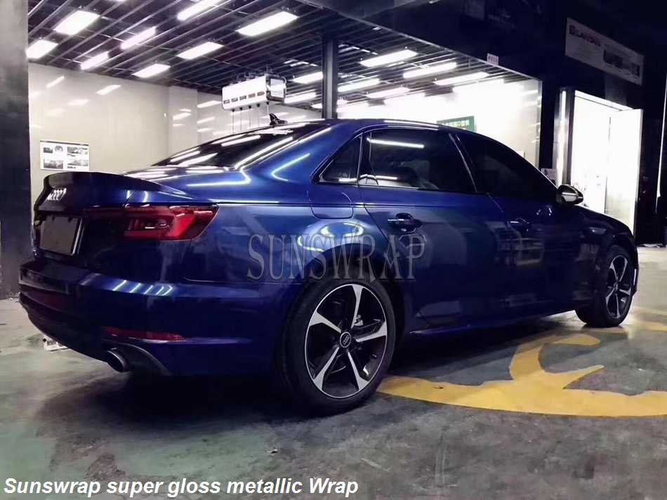 Gloss Metallic Galaxy Blue Car - Car Vinyl Wrap Roll 1.52X18M review and price