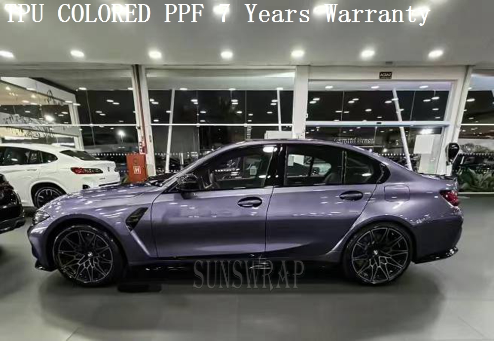 TPU Color PPF Grey Violet Pain - Paint Protection Film Roll 1.52X15M review and price