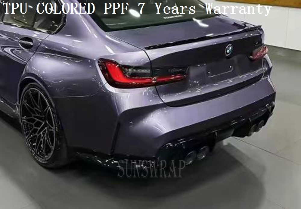 TPU Color PPF Grey Violet Pain - Paint Protection Film Roll 1.52X15M review and price