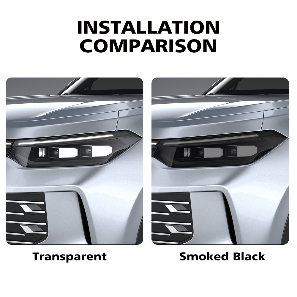 Car Headlight Protective Film  - Car Wrap Film Matte Black review and price