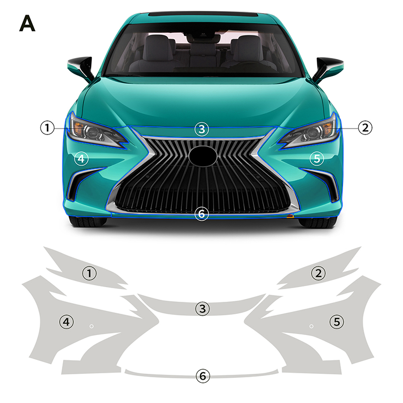 For Lexus ES 250 300H 350 2019 - Tpu Ppf Self Healing Film review and price