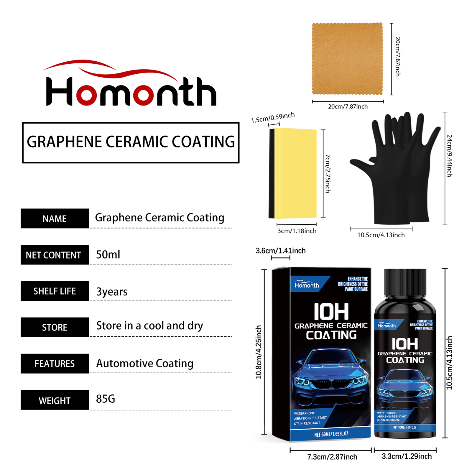 DIY Car Ceramic Coating Kit Fo - Car Ceramic Coating Kit 9H review and price