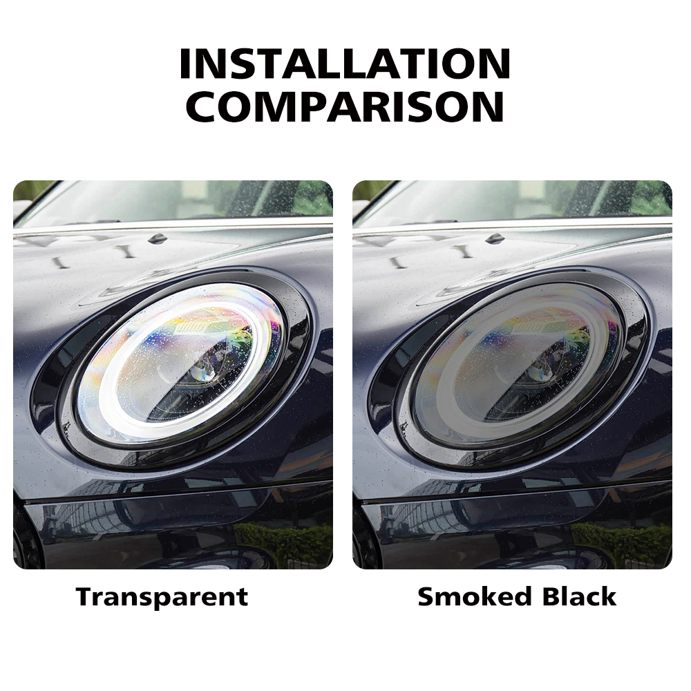 TPU Car Headlight Protective F - Car Wrap Film Matte Black review and price