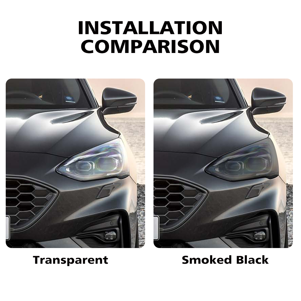 Car Headlight Protective Film  - Car Wrap Film Matte Black review and price