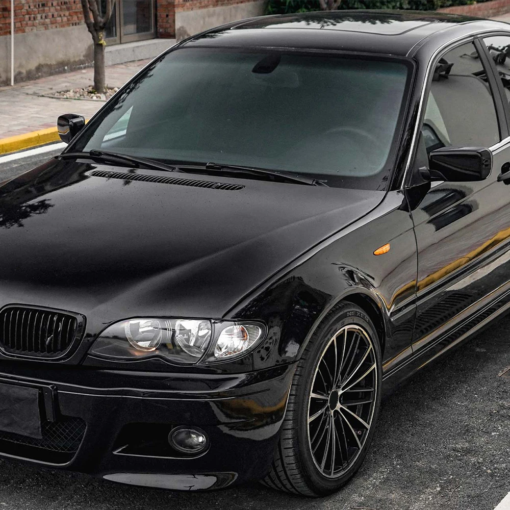 Glossy Bright Black Car Wrap S - Car Wrap Film Matte Black review and price
