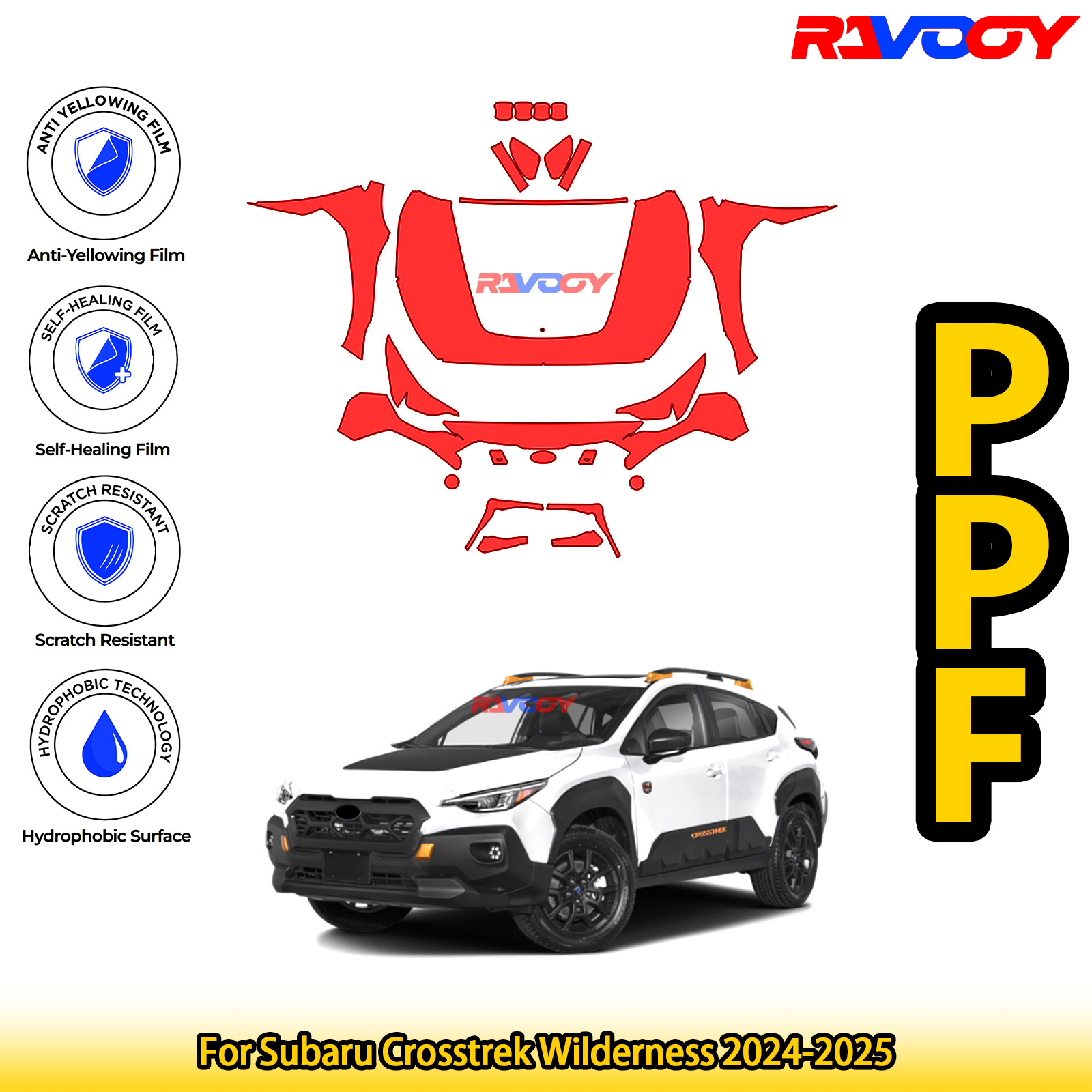 For Subaru Crosstrek Wildernes - Paint Protection Film Matte review and price