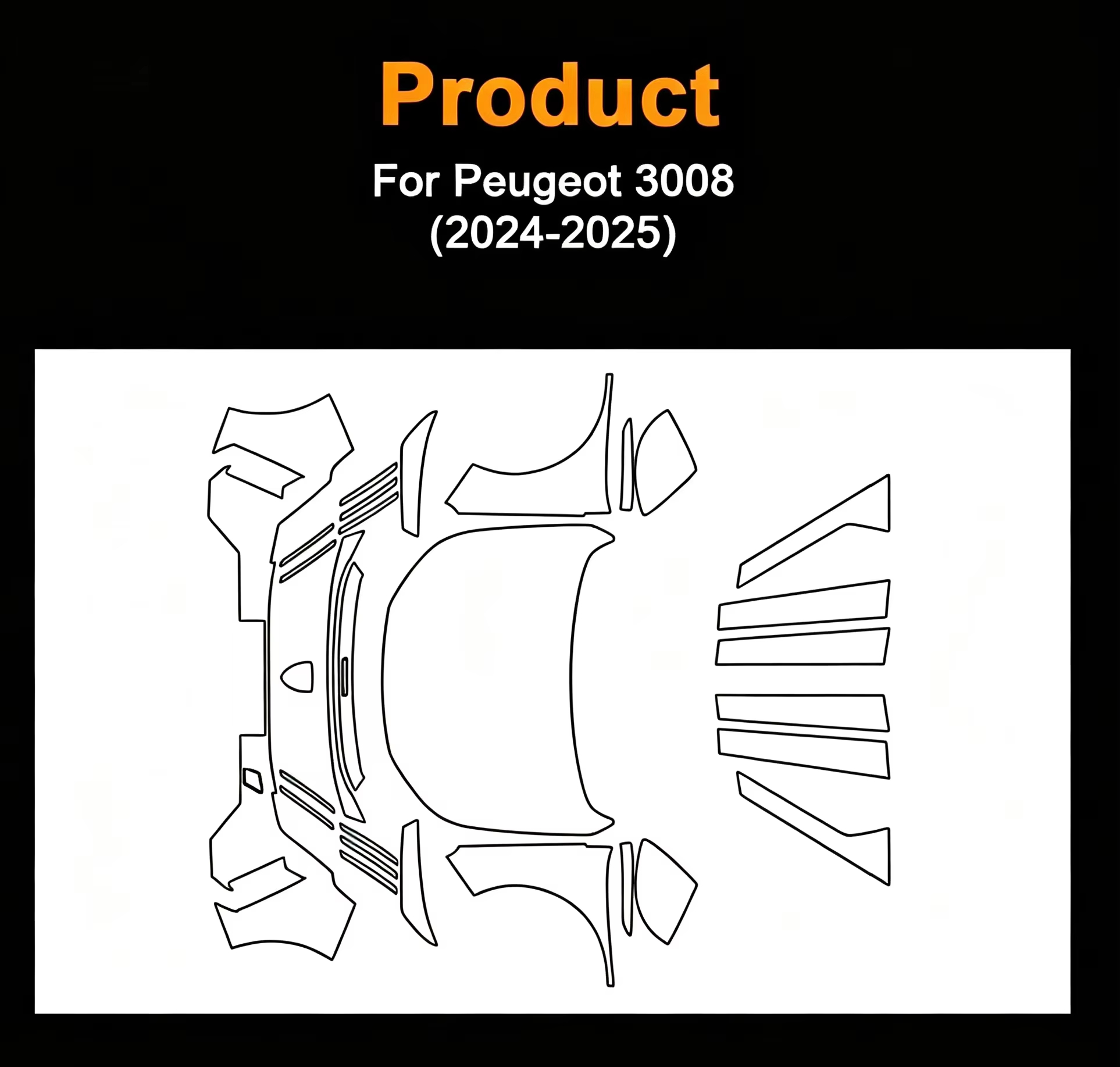For PEUGEOT 3008 2024 2025 9Mi - Tpu Ppf Self Healing Film review and price