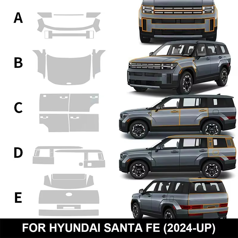 For Hyundai Santa Fe 2024-UP M - Paint Protection Film Matte review and price