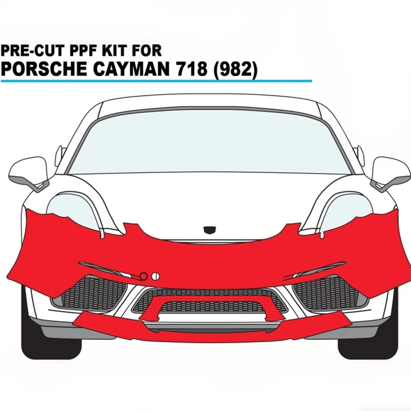 For Porsche Cayman 718 982 201 - Tpu Ppf Self Healing Film review and price