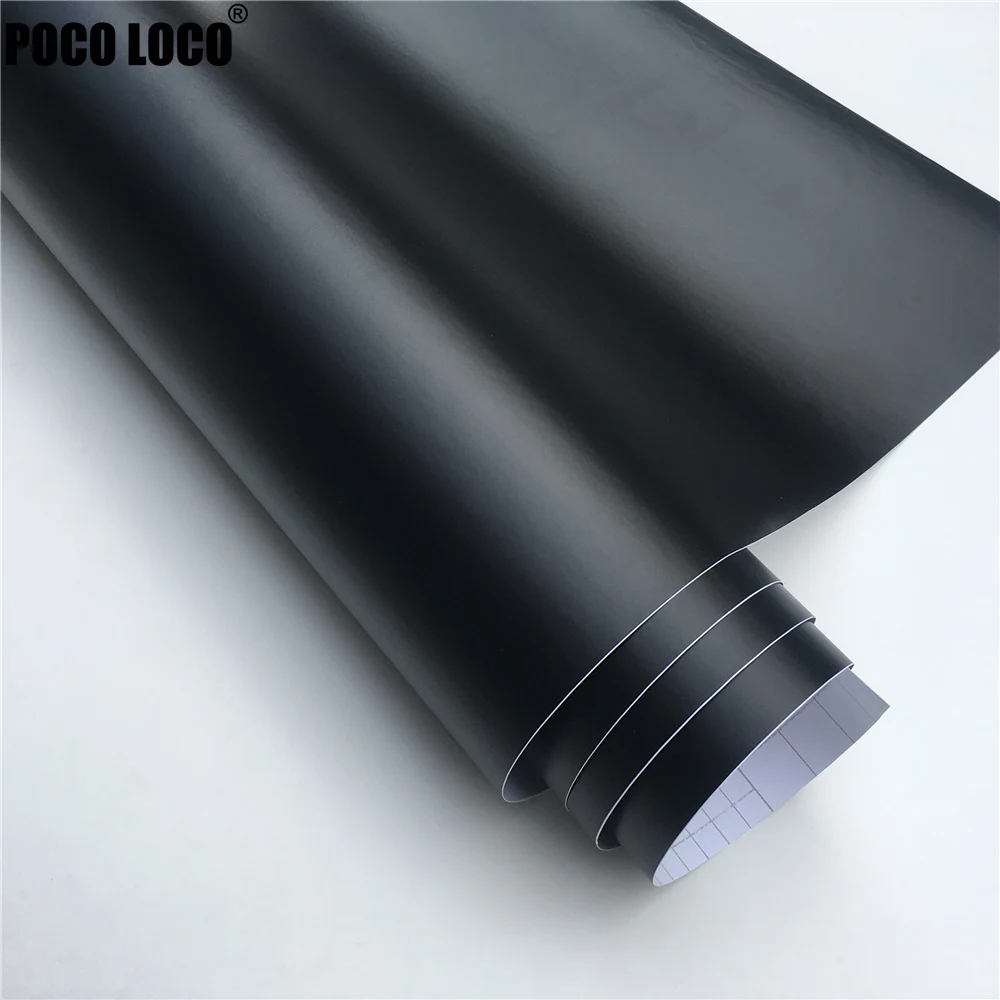 Black Matte Vinyl Auto Self Ad - Car Wrap Film Matte Black review and price