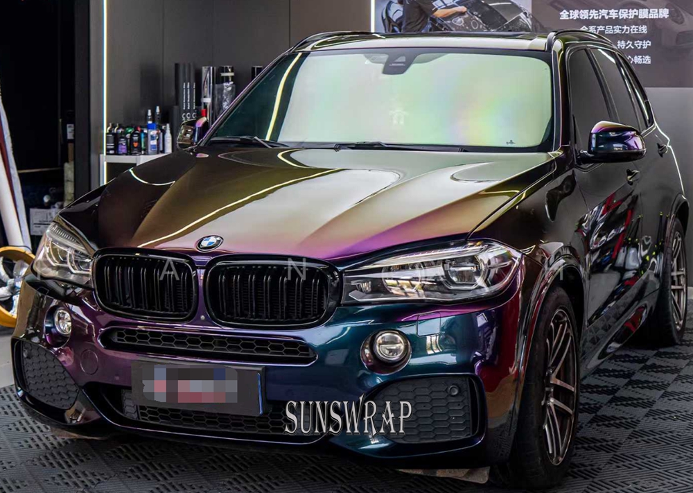 Glossy Chameleon Vinyl PET Iri - Car Vinyl Wrap Roll 1.52X18M review and price