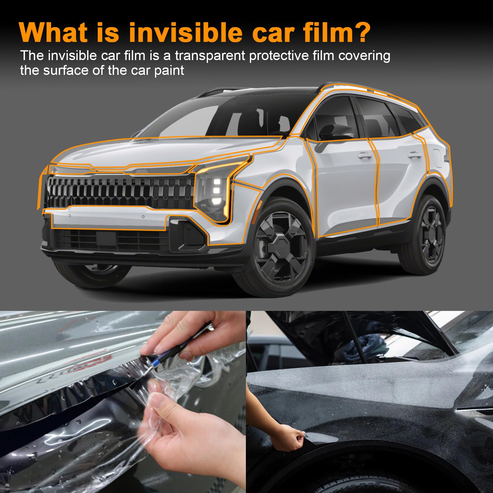 9Mil TPU Bumper Hood Paint Pro - Car Paint Protection Film Kit Pre Cut review and price